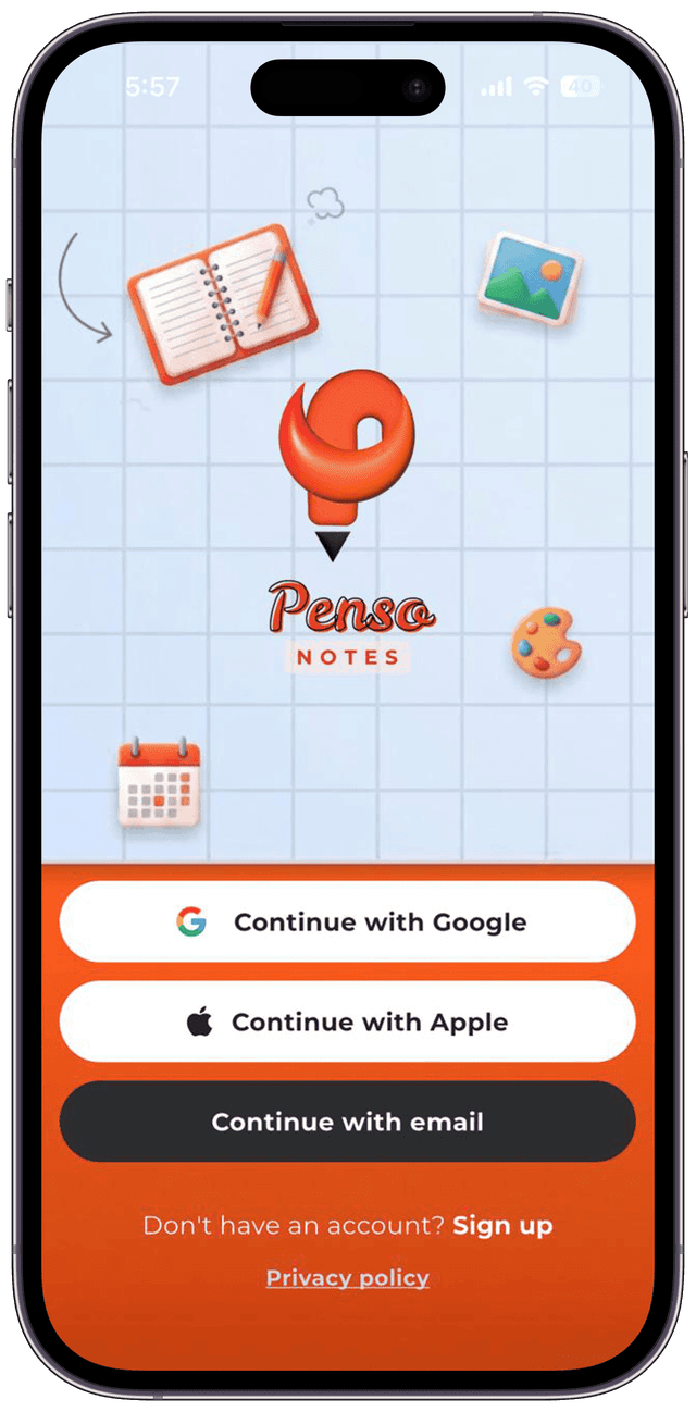 Penso Notes v1.3.2 in action
